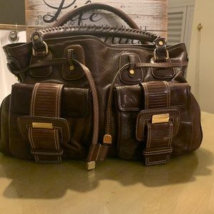 Michael Kors brown satchel